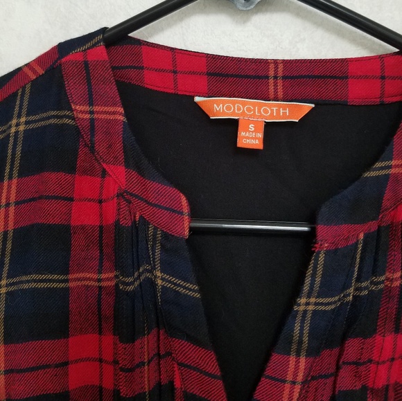 Plaid modcloth dress - Picture 2 of 6